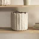 Rund Korg - Off-white