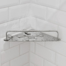 Hörnhylla Match - Polerad Krom