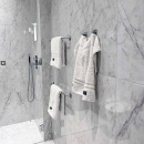 Handdukskrok Base 200 1-Krok - Krom