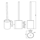 Badrumskit Base 200 - Borstat Rostfritt Stål