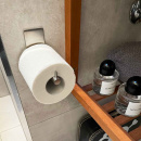 Base 200 Reservpappershållare - Borstat Rostfritt Stål