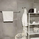 Base 100 Handduksstång - Krom