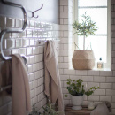 Base 200 Handduksstång - Krom