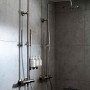 Base Tvålpumpshållare - Borstat Rostfritt Stål