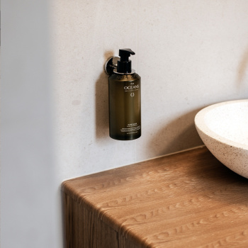 Tvålpumpshållare Calm - Polerad Krom
