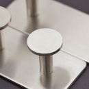 Handdukskrok Base 210 3-Krok - Borstat Rostfritt Stål