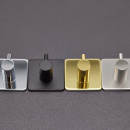 Handdukskrok Base 220 1-Krok - Borstat Rostfritt Stål