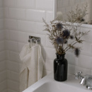 Handdukskrok Base 220 2-Krok - Krom