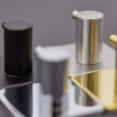 Handdukskrok Base 220 3-Krok - Borstat Rostritt Stål