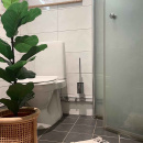 Solid Toalettborste - Krom