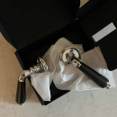 Dörrhandtag Balder - Krom/Svart Trä