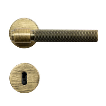 Dörrhandtag Helix 200 - Skandinavisk Standard - Antik Brons