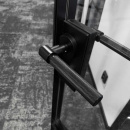 Dörrhandtag Helix 200 - Europeisk Standard - Svart