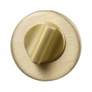 Toalettlås R - Skandinavisk Standard - Borstad Mässing