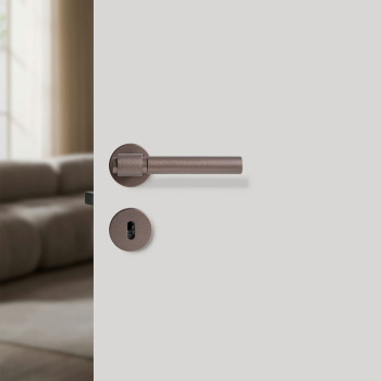 Dörrhandtag Helix 200 Plain - Mörk Brons