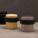 Dörrstopp Helix Stripe - Rostfritt Stål Finish