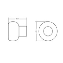 Dörrstopp Buggy - Mattsvart