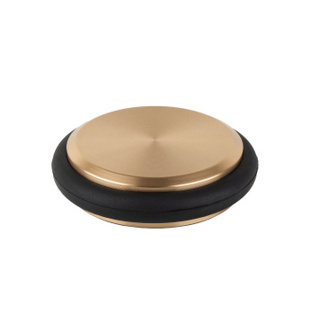Dörrstopp Low - 68mm - Borstad Mässing