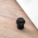 Dörrstopp Graf - 27mm - Borstad Svart