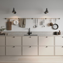 Förlängningsstång Aveny - 600mm -  Ek/Mattsvart