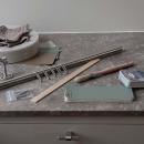 Köksreling Aveny - 600mm - Komplett - Borstad Rostfritt