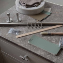 Köksreling Aveny - 600mm - Komplett - Borstad Rostfritt