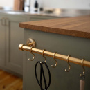 Förlängningsstång Aveny - 600mm - Polerad Obehandlad Mässing