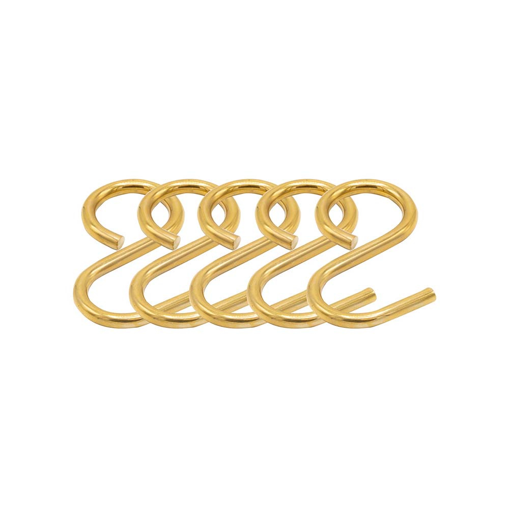 Krok Aveny - 5-p - Polerad Obehandlad Mässing