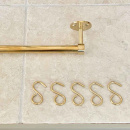 Krok Aveny - 5-p - Polerad Obehandlad Mässing