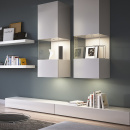 Distansring Atom - Rostfri Look