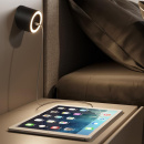 LED-Spot Unika - USB - Svart