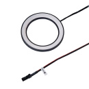 LED-spot Ringlight - Utanpåliggande - Svart