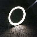 LED-spot Ringlight - Utanpåliggande - Svart