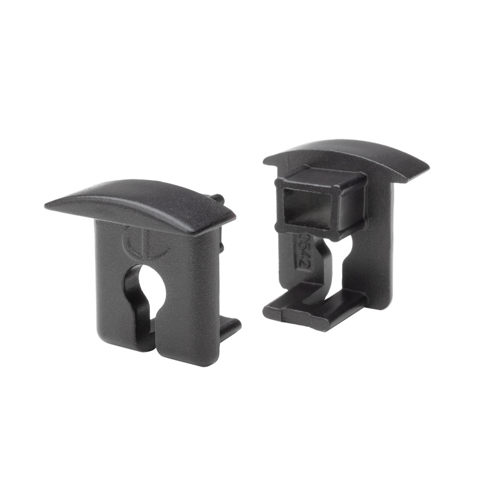 Ändavslut Miss - Svart - 2-p