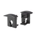 Ändavslut Miss - Svart - 2-p