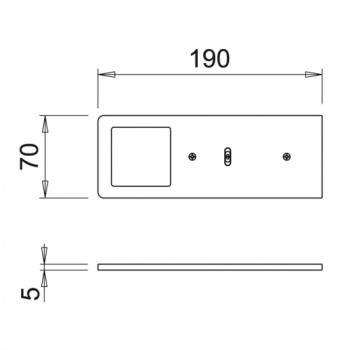 LED-Spot Polar SE SDM - Mattsvart