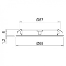 LED-Spot Atom - Svart 