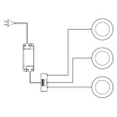 LED-Spot Atom - Svart 