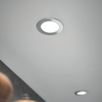 LED-Spot Atom - Rostfri Look