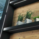 LED-Profil 8112 - 2000mm - Svart