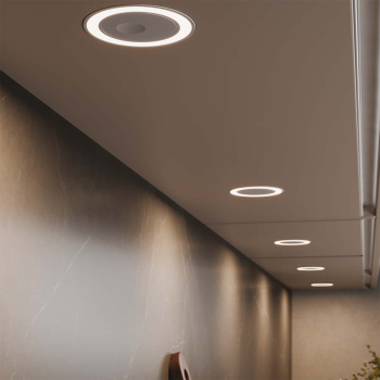 LED-Spot Holl D-M med lock - Rostfri Look