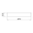 LED-Spot Holl TDM D-M - Utanpåliggande - Rostfri Look