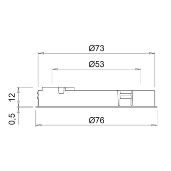 LED-Spot Holl D-M - Mattsvart