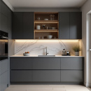 LED-Profil LD8125 - 2000mm - Svart