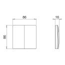Dimmer Trådlös Kiny - Singel - Svart