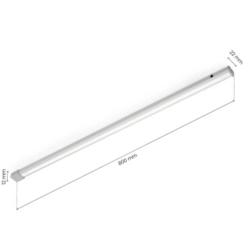 LED-Armatur Baski SF - Rostfri Look