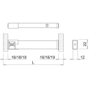 LED-Armatur Baski SF - Rostfri Look