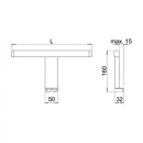 Spegelbelysning LED Nite - Krom