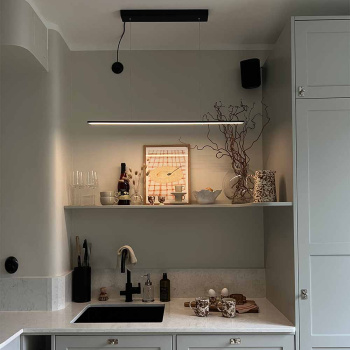 Taklampa Pendy Dim - Svart 