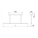 Taklampa Pendy Dim - Svart 